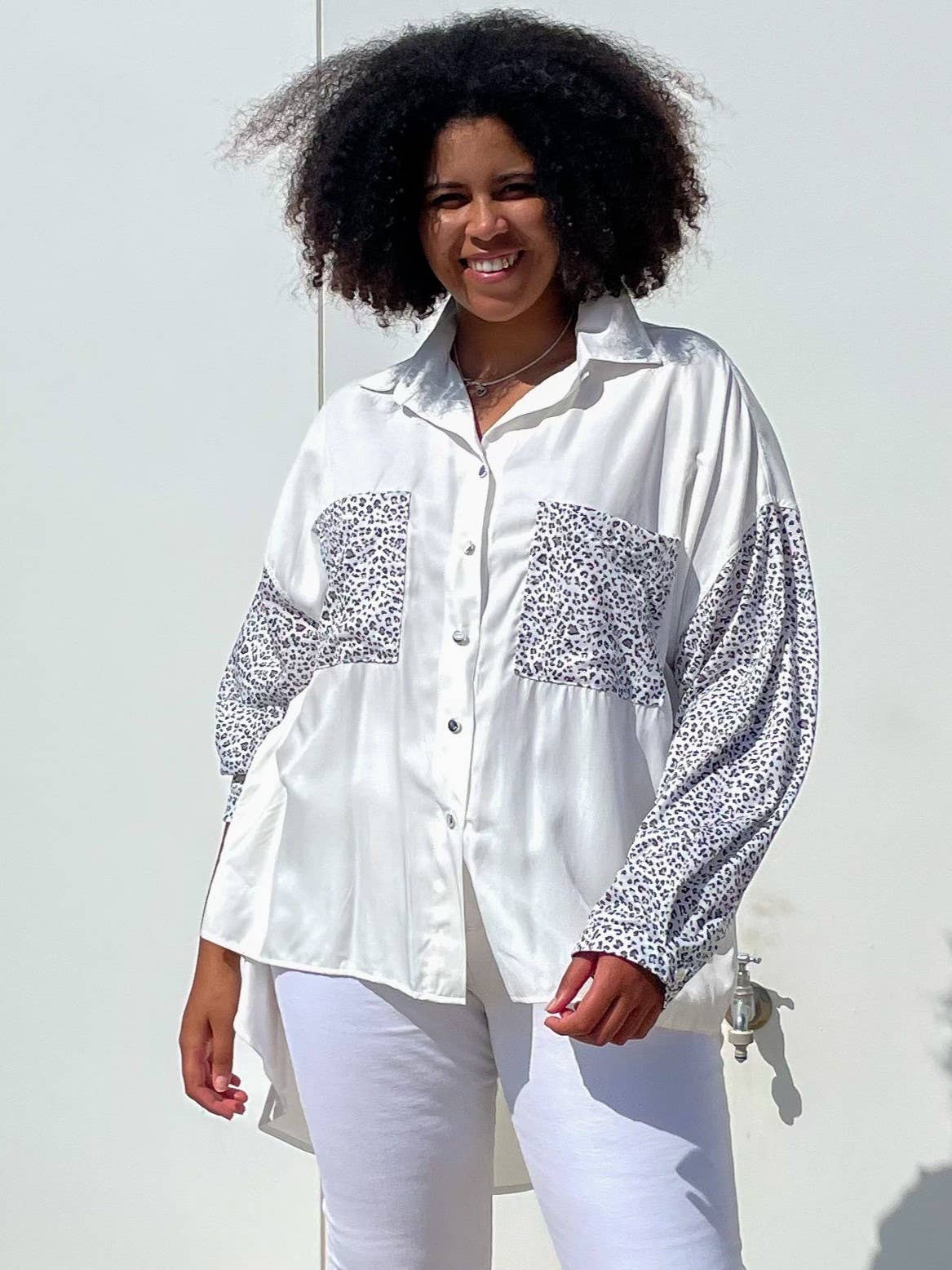 SEVEN ZERO THREE SHIRT: white