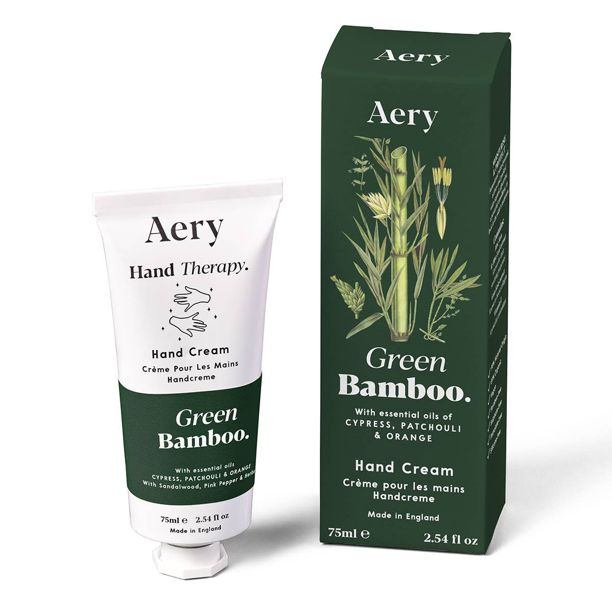 Until Pty Ltd - Aery Living Botanical Green 75ml Hand Cream Green Bamboo