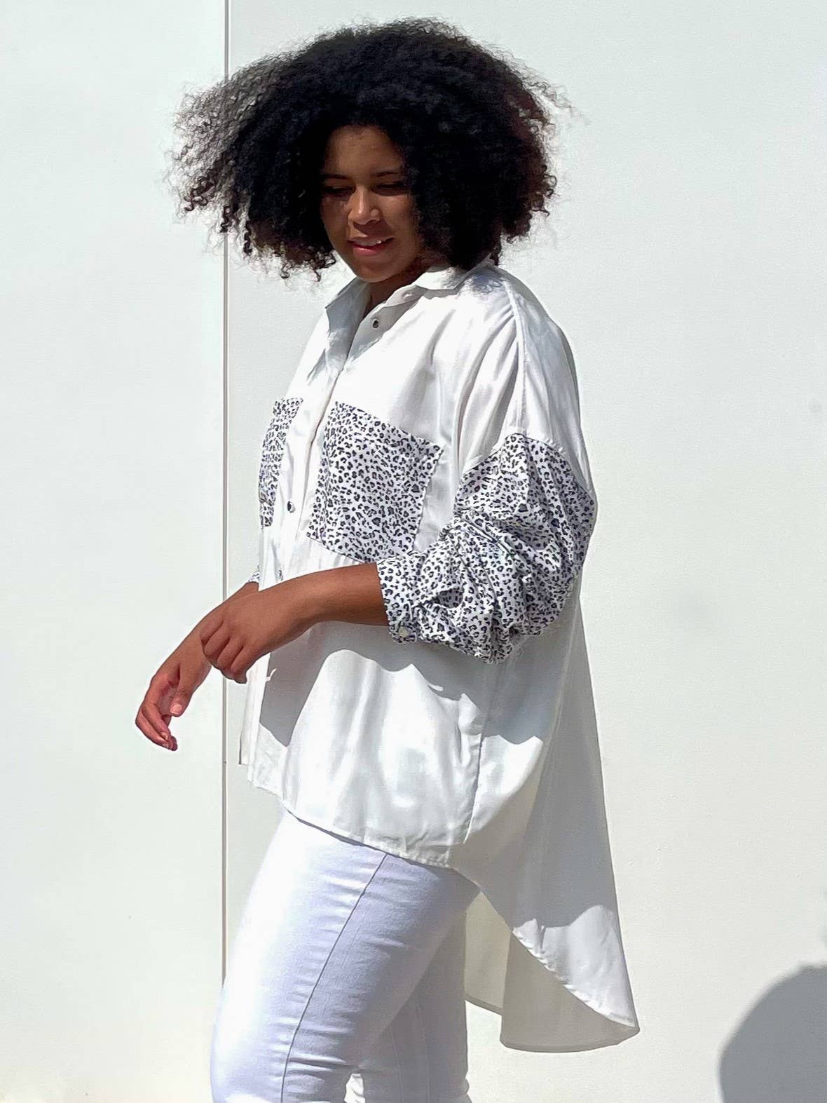 SEVEN ZERO THREE SHIRT: white