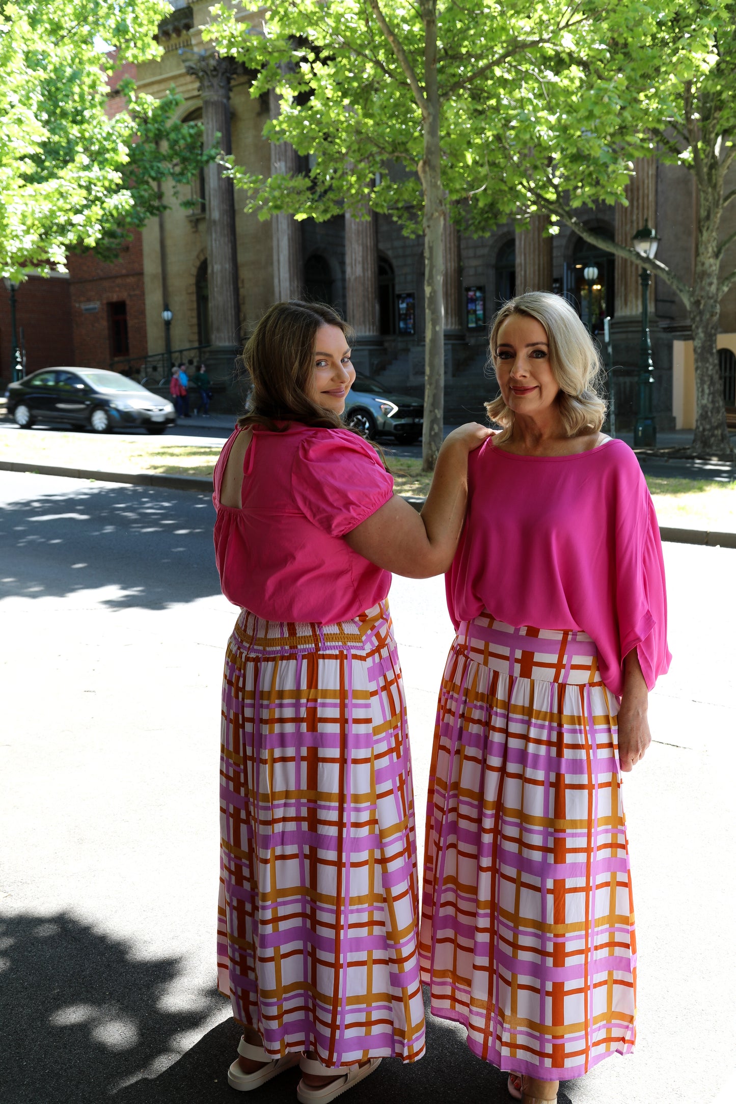 Drape Top - Fuschia