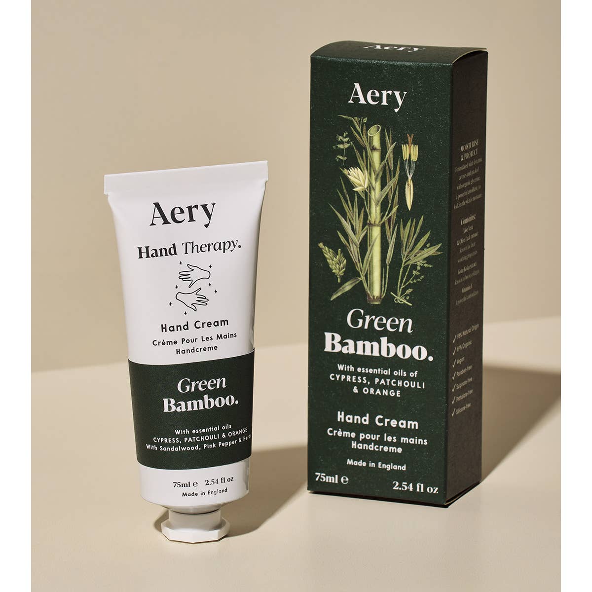 Until Pty Ltd - Aery Living Botanical Green 75ml Hand Cream Green Bamboo