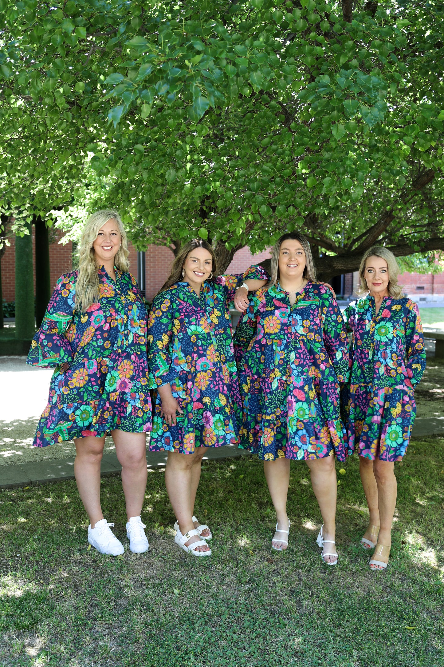 Lynette Shift Dress in Midsummer Nights