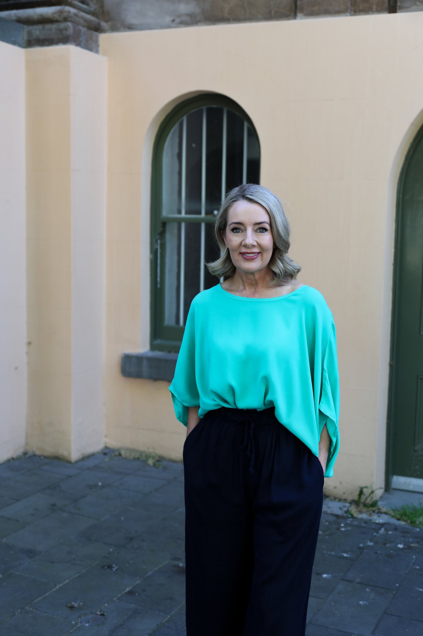 Drape Top - Green
