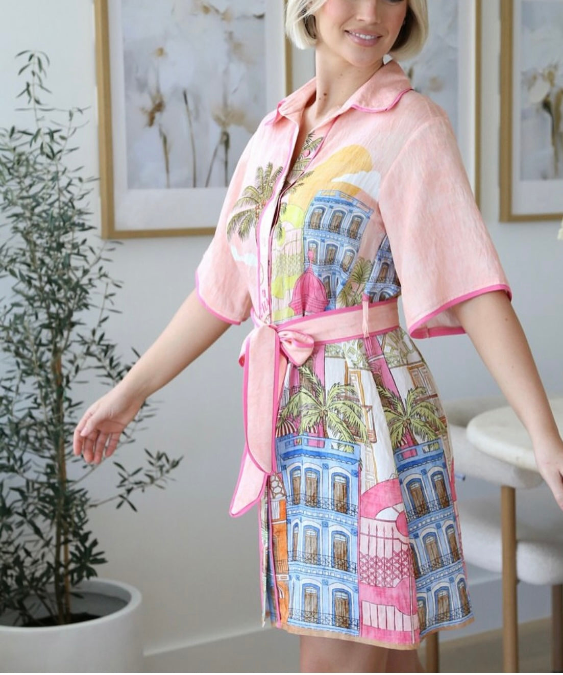 Palm dress
