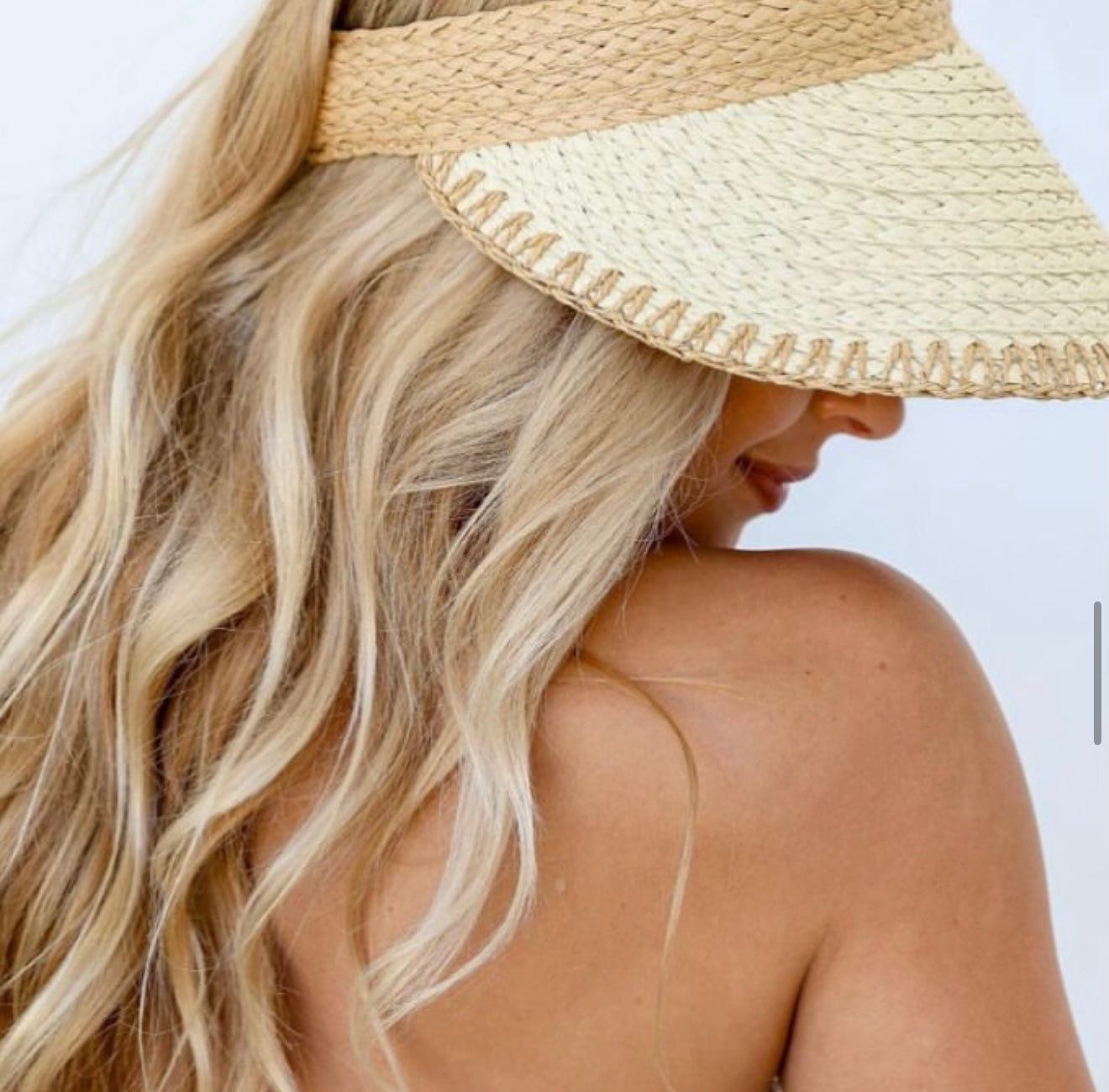 Blank stitch visor