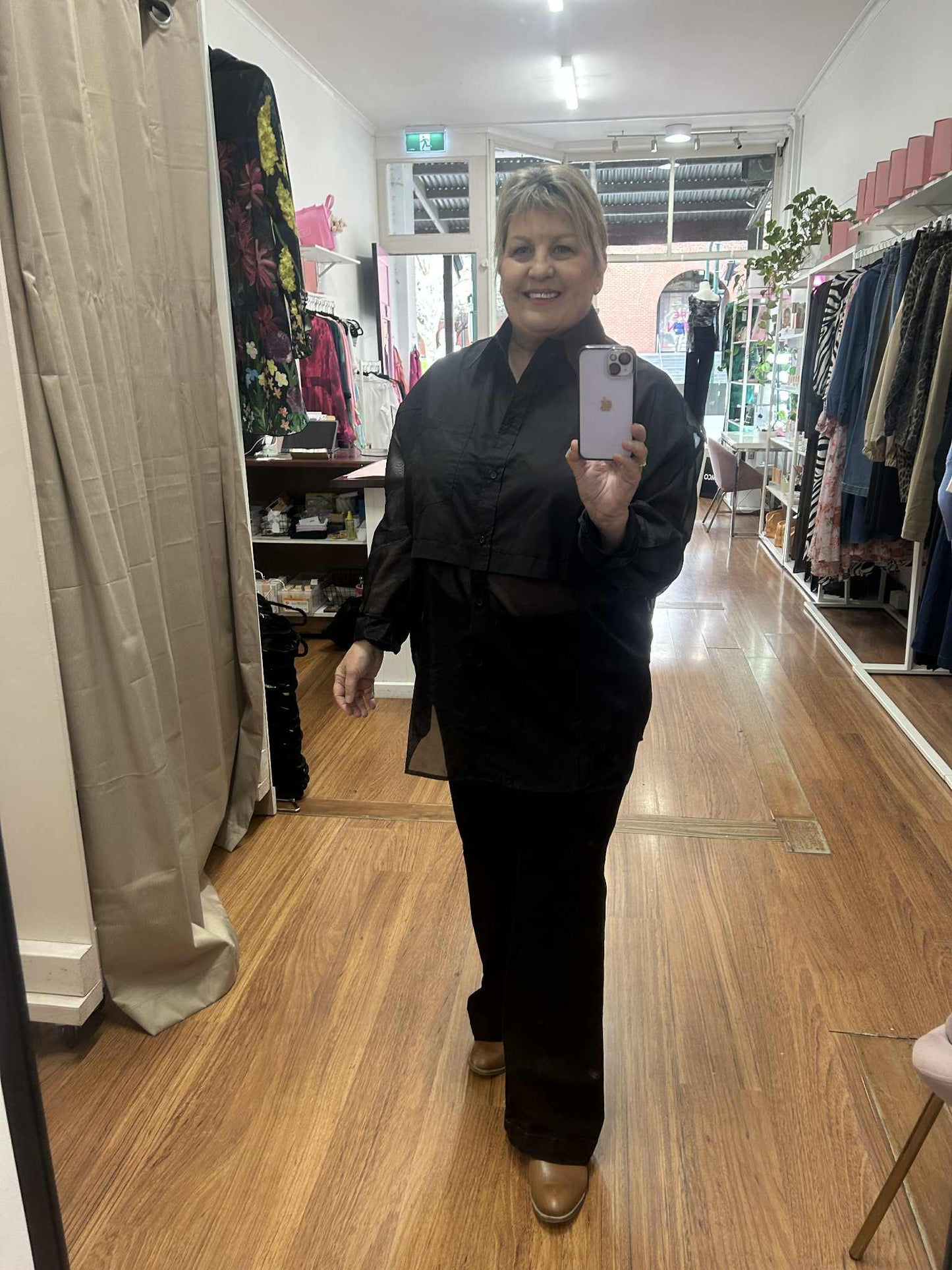Organza shirt