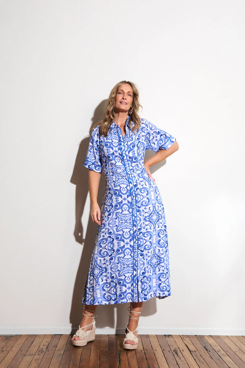 Gracie shirt dress