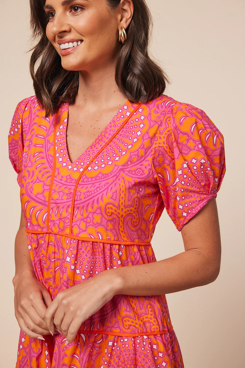 Stassi Maxi Dress in Eleanor Sangria