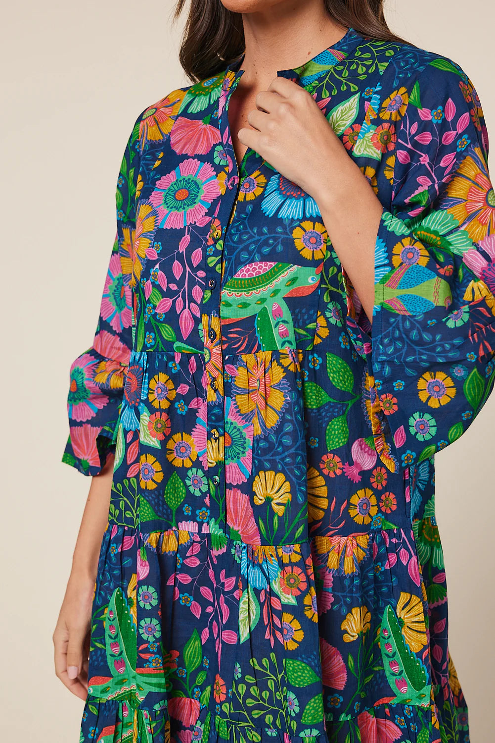 Lynette Shift Dress in Midsummer Nights