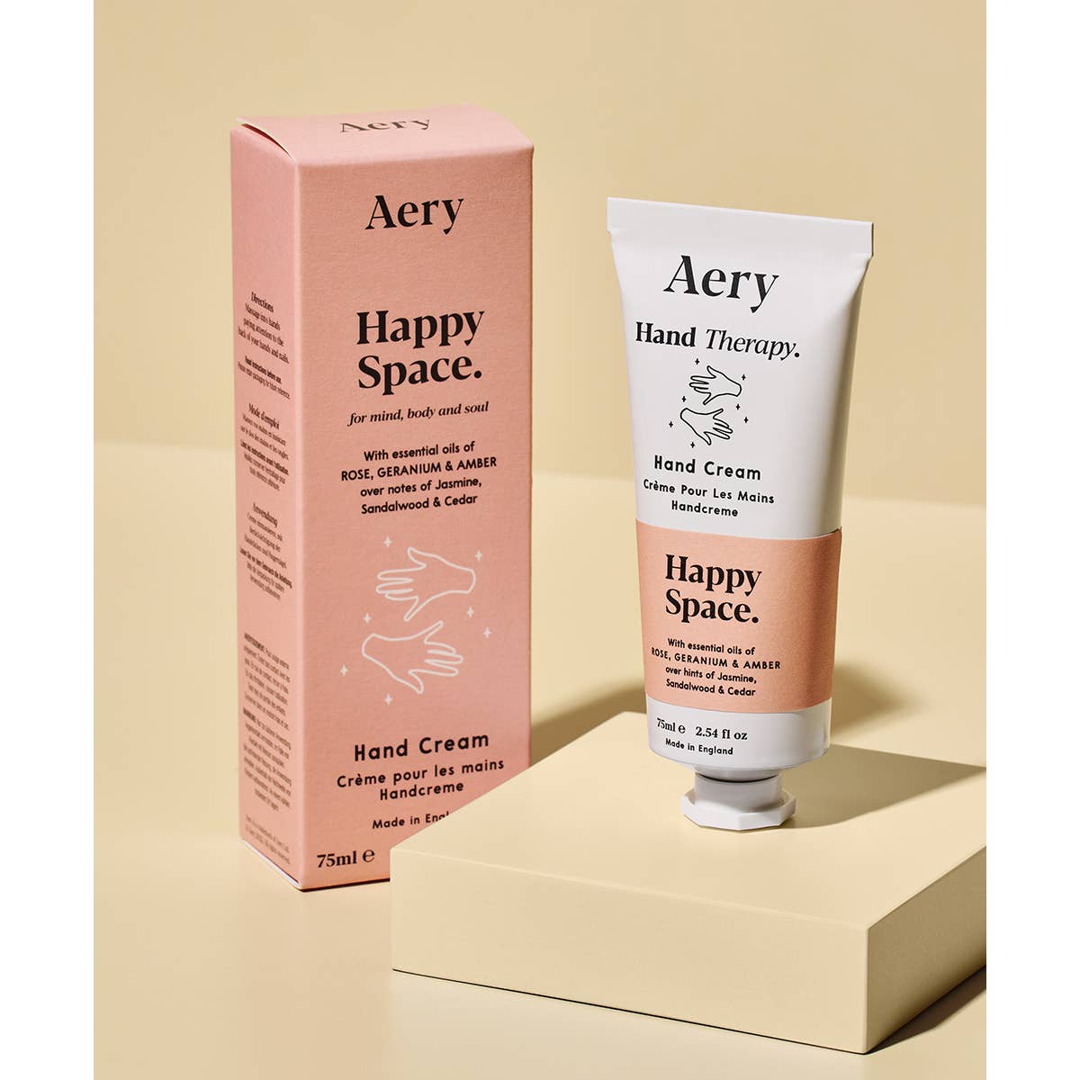 Aery Living Aromatherapy 75ml Hand Cream Happy Space