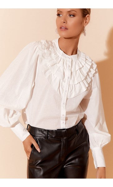 Lou Voile Frill Shirt