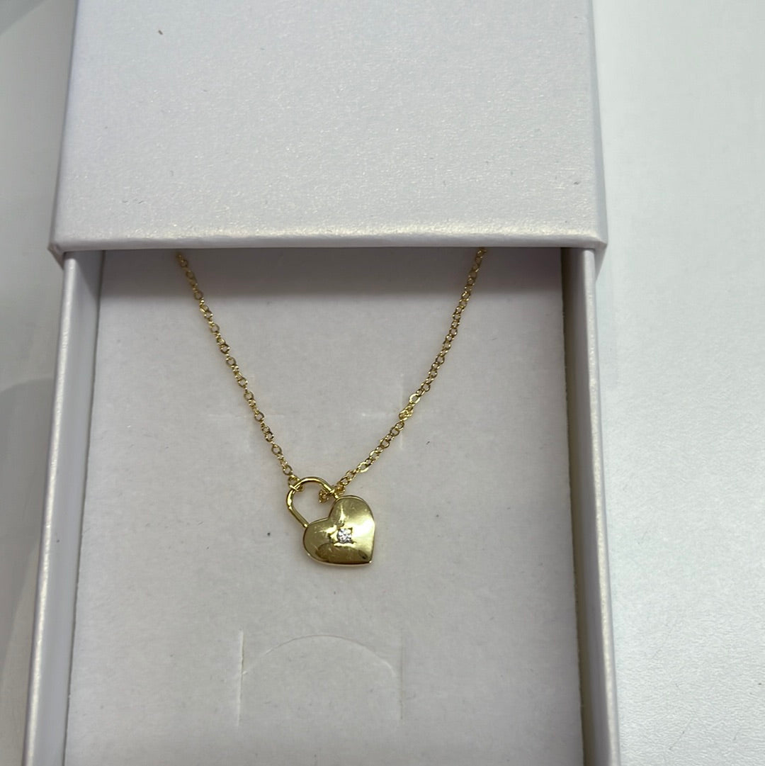 Adeline heart necklace