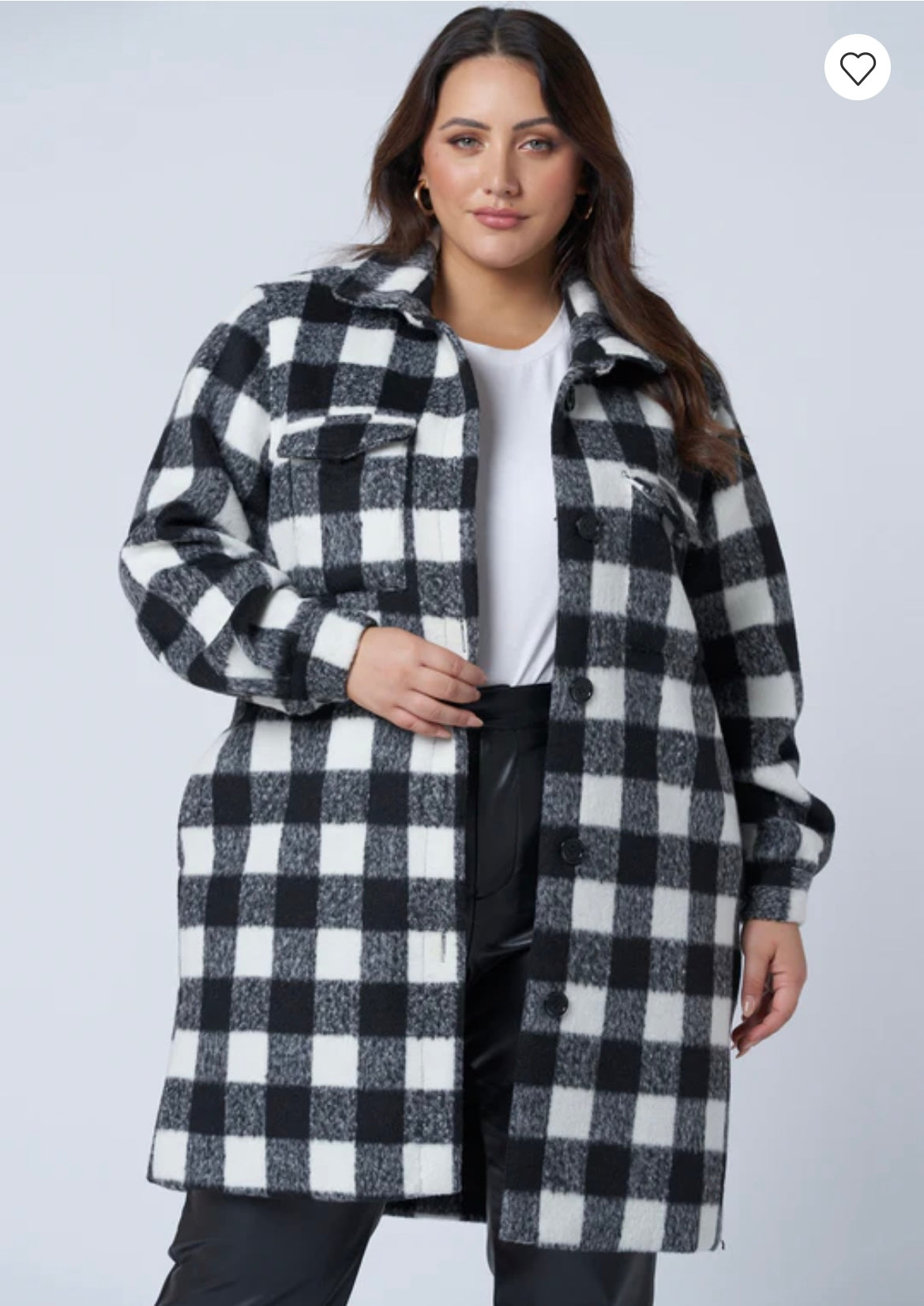 Zola Check Shacket