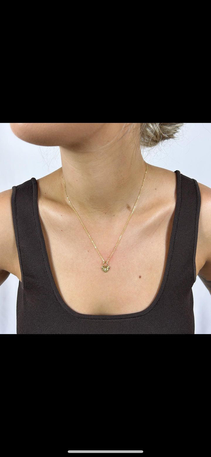 Adeline heart necklace