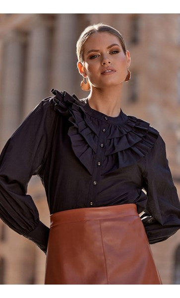 Lou Voile Frill Shirt