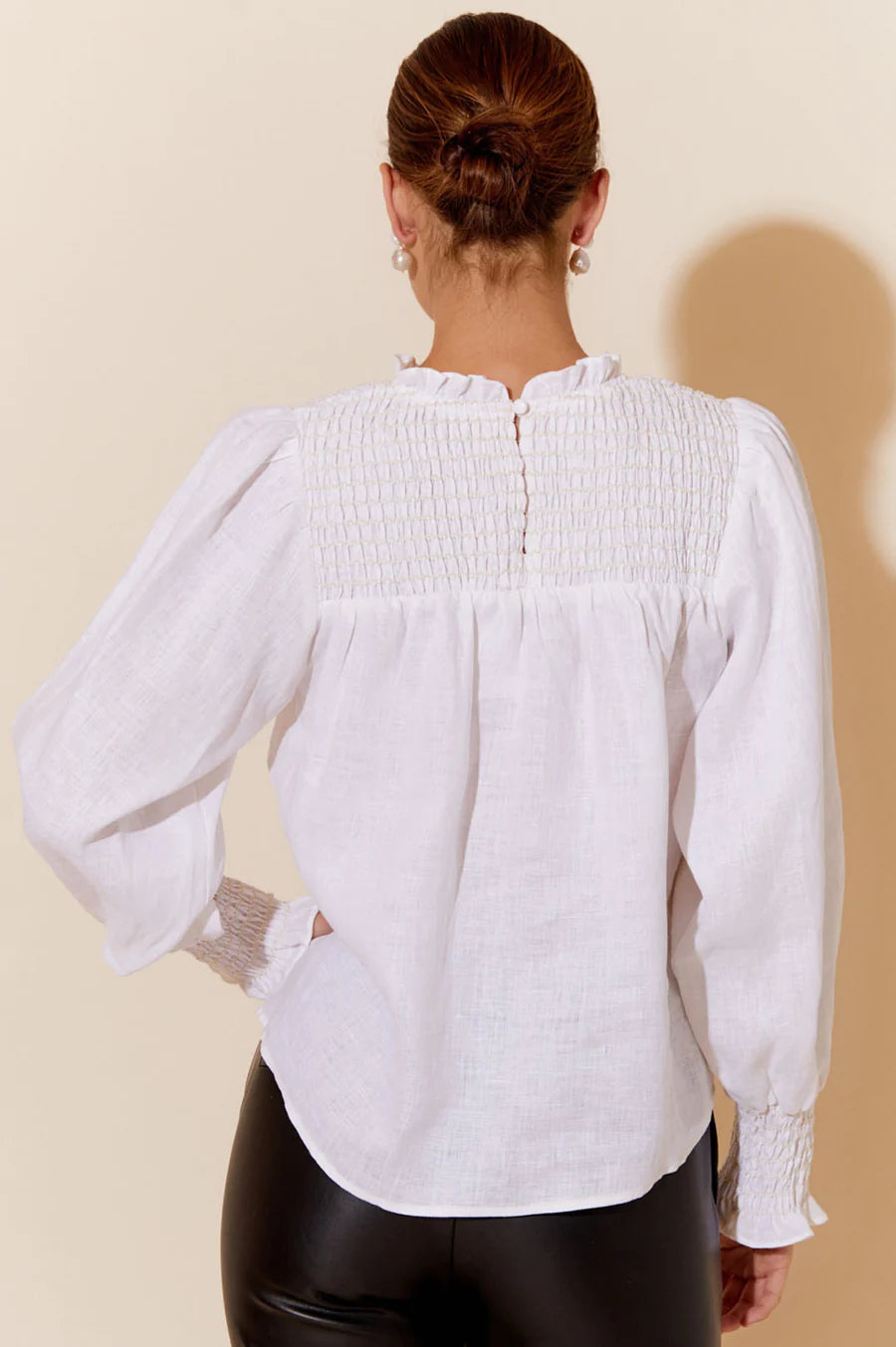 Valentina Shirred Top