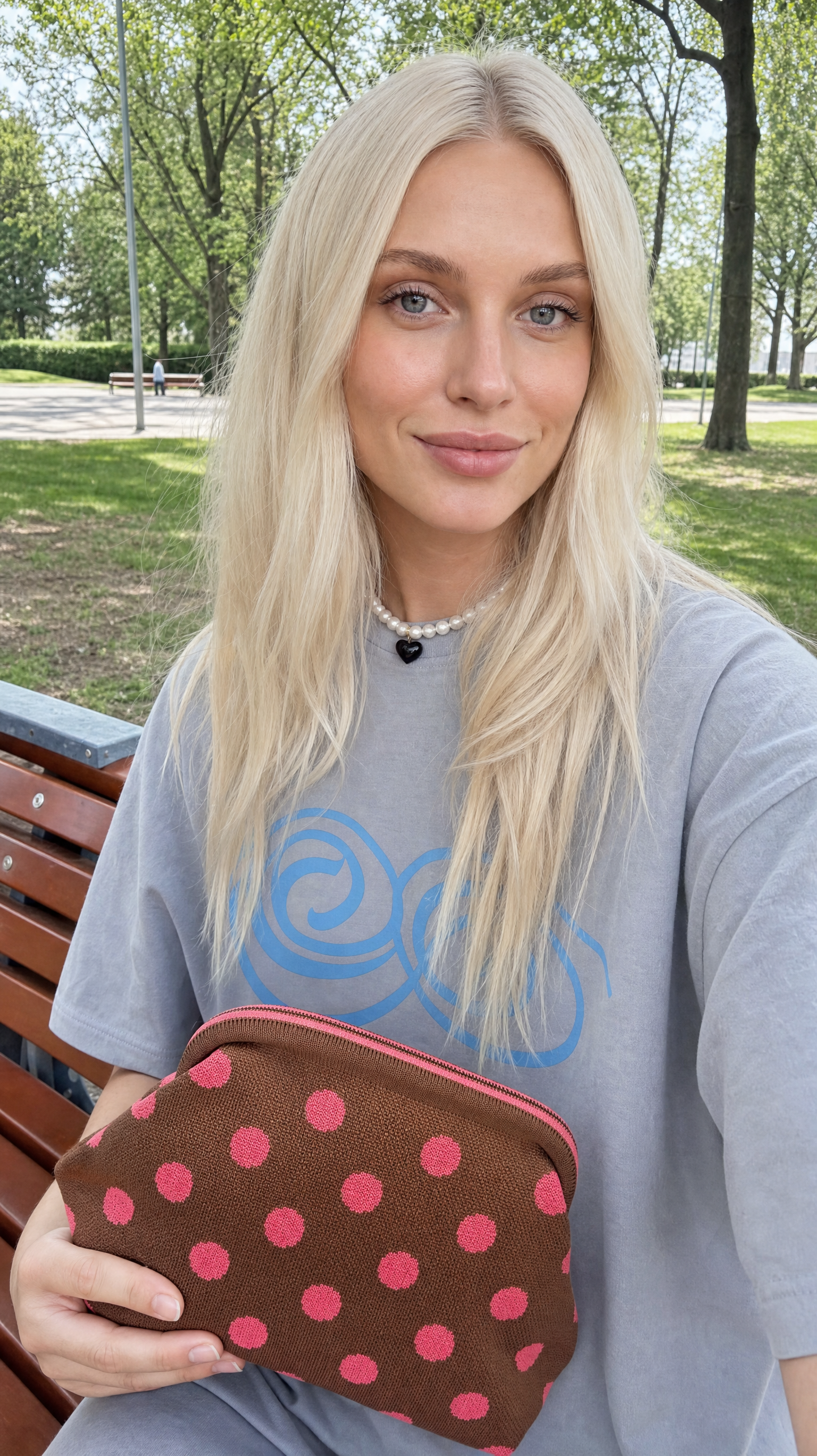 Little Fish CO - The Chloe Bag: Terracotta / Neon Pink