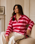 Pink polo TOP