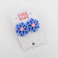 Pink Nade - Dahlia Flower Statement Stud: Pink