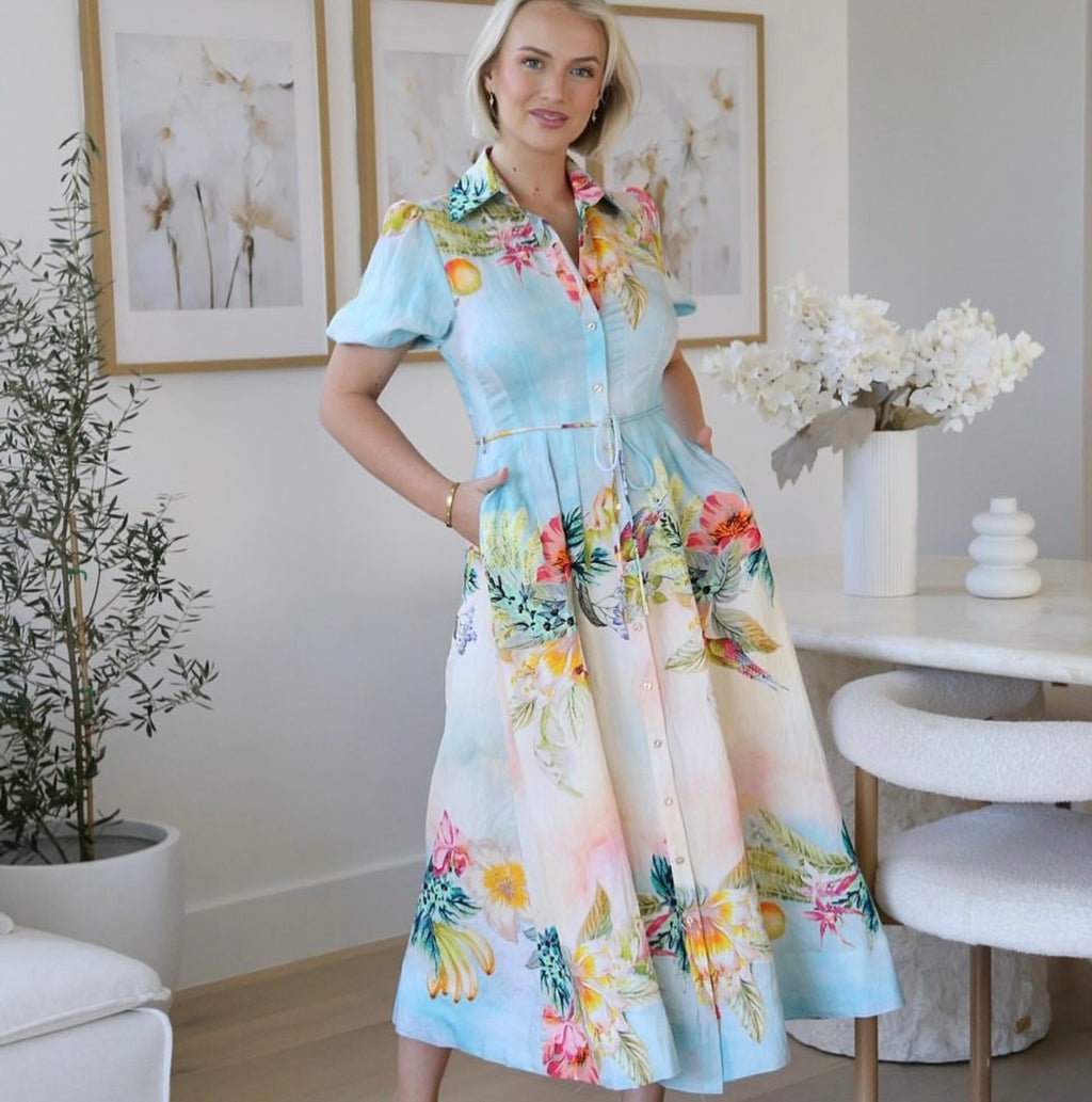 Birds of paradise dress