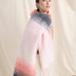 Yura Gradient Fluffy Scarf - Pink