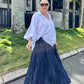 EIGHT NINE EIGHT SKIRT- navy