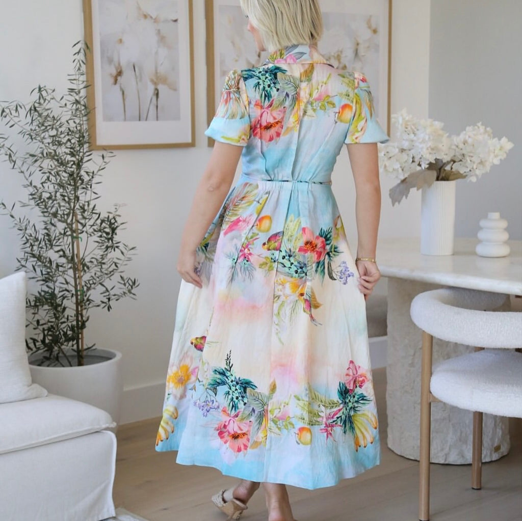Birds of paradise dress