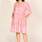 Scout Tiered Dress in Shibori Pink