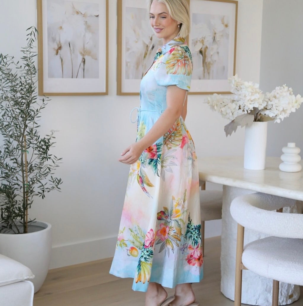 Birds of paradise dress