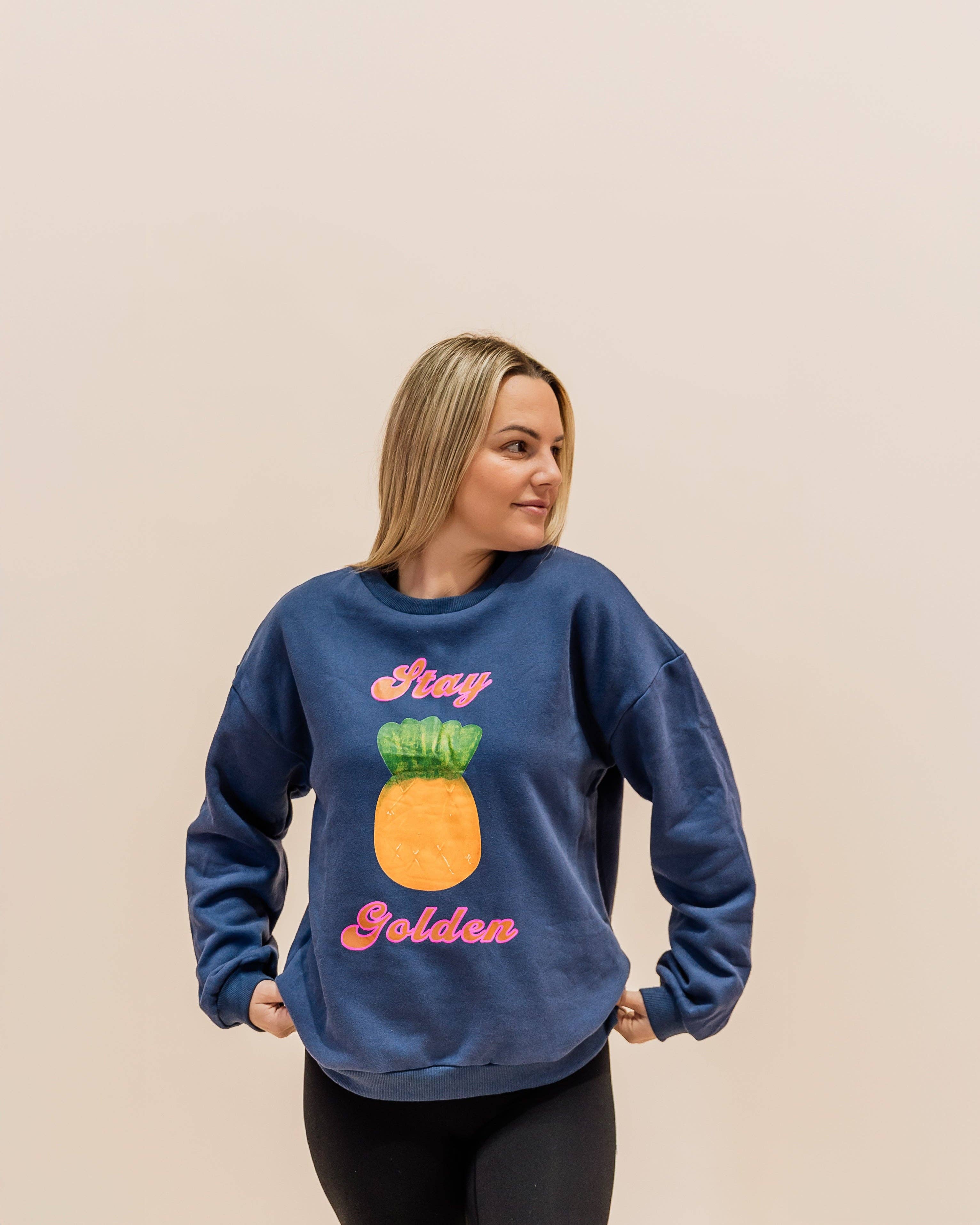 Stay Golden Womens Sweater