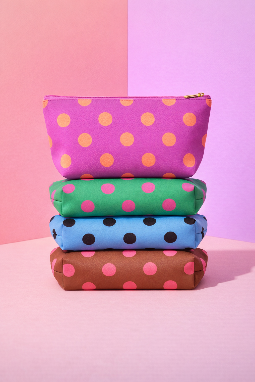 Little Fish CO - The Fleur Bag: Pink / Red