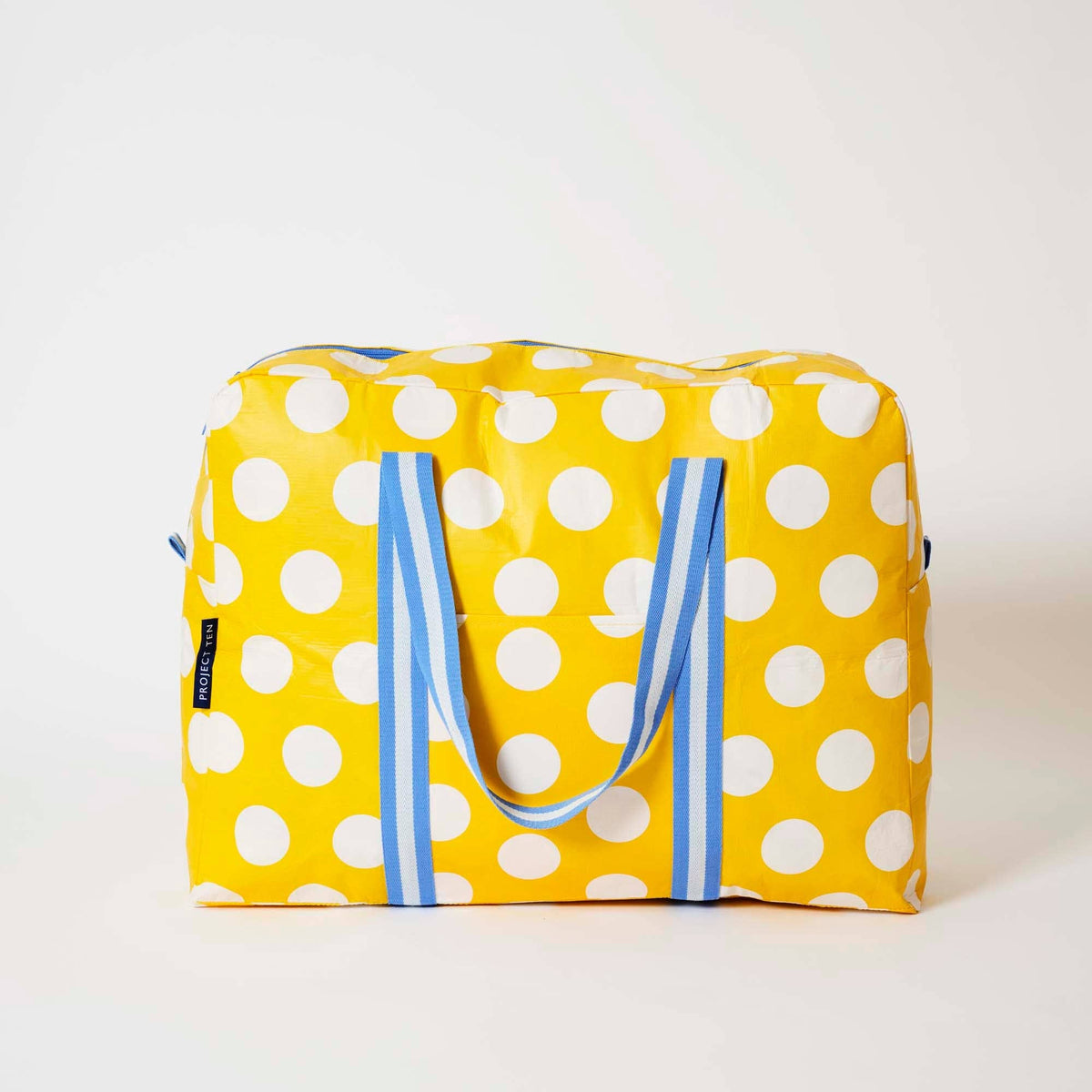 Project Ten Pty Ltd - Overnight Bag – Yellow Polka Dot