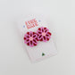Pink Nade - Dahlia Flower Statement Stud: Pink