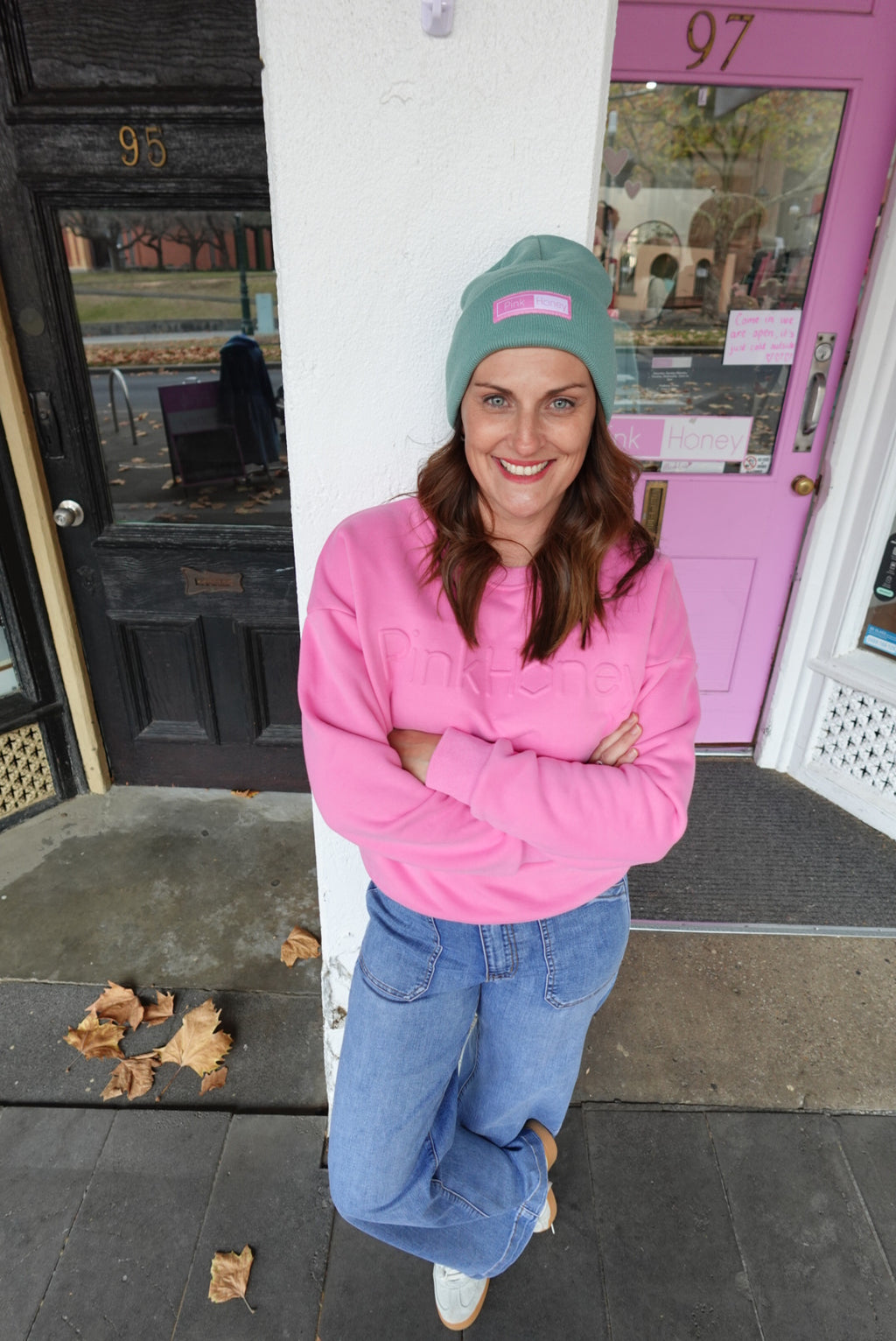 Pink Honey Beanies