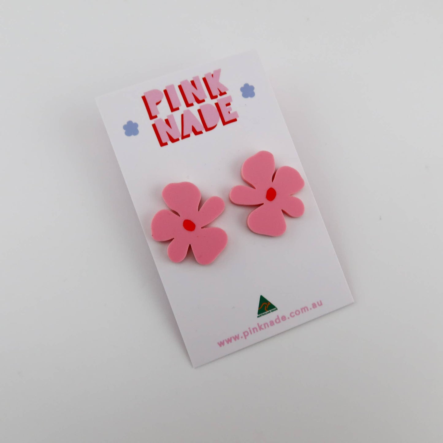 Maggie Statement Studs: Green / Pierced