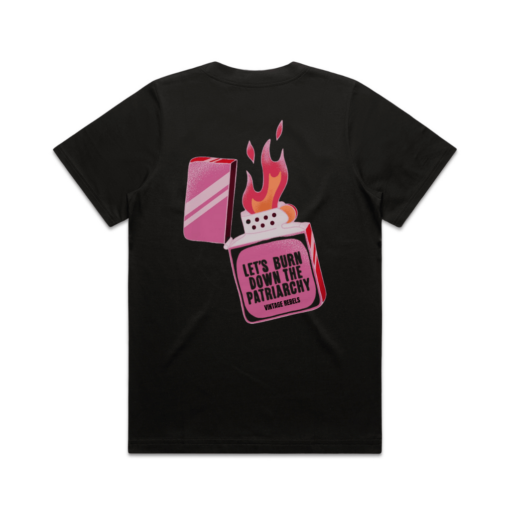 Vintage Rebels - BURN THE PATRIARCHY GRAPHIC TEE