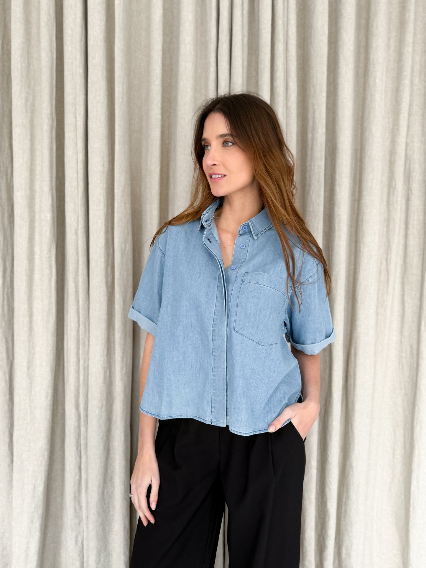 Denim shirt