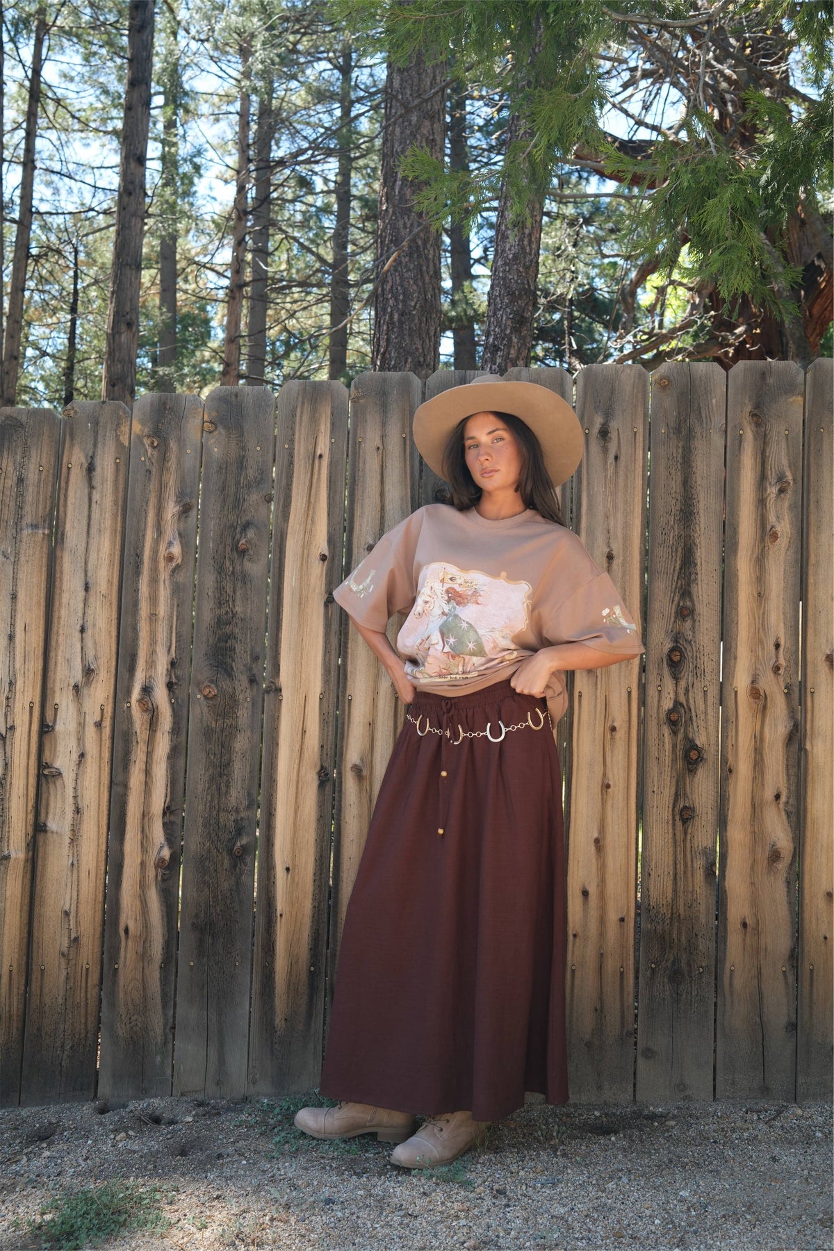 Coven and Co - Year of the Horse Tee: Earthy Brown