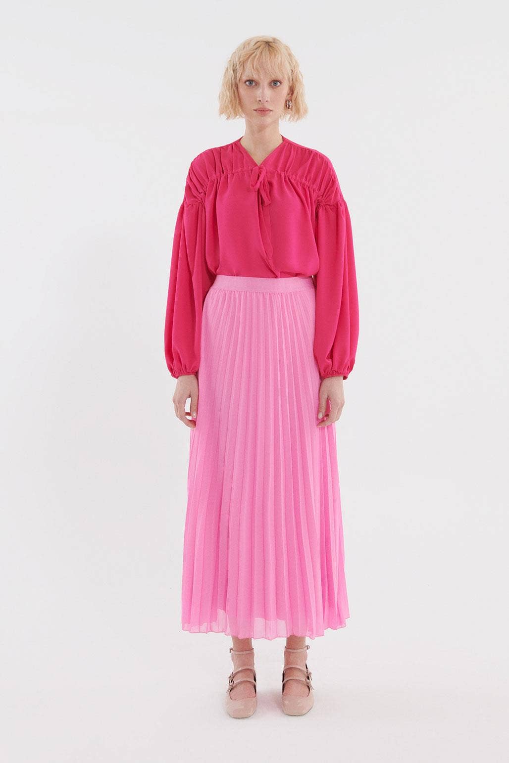 Pleated skirt