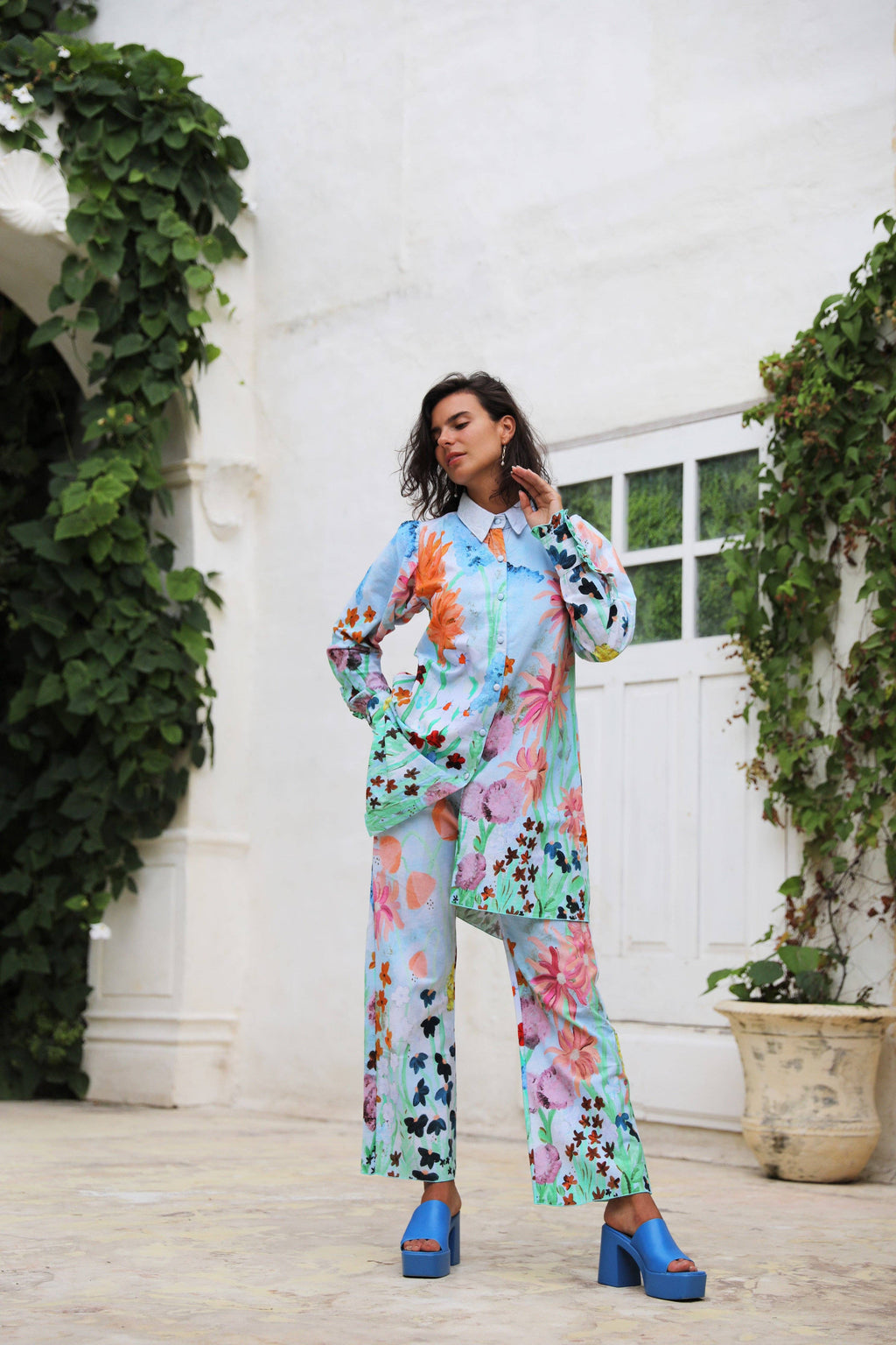 Frank & Dollys - Flora Pants - Sky