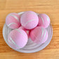 Suave Soaps - Handmade Mini Goat Milk Bath Bombs: Strawberry (Pink)