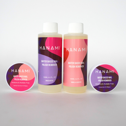 Hanami Cosmetics - Water Based  Nail Polish Remover 125ml (unscented)