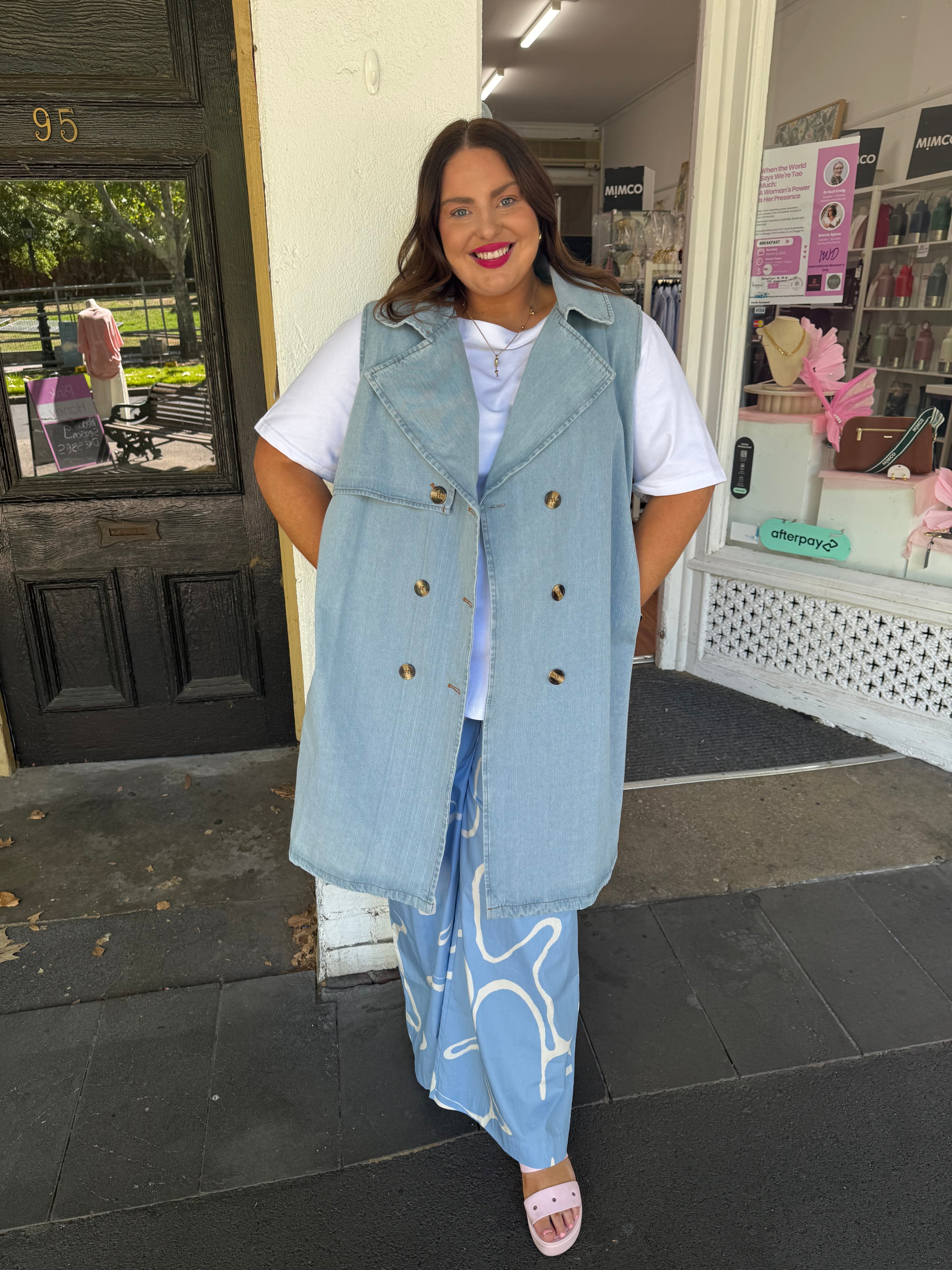 Denim vest