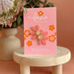 Foxie Collective - Jumbo Daisy Stud Earrings | Pastel Raspberry + Gold |