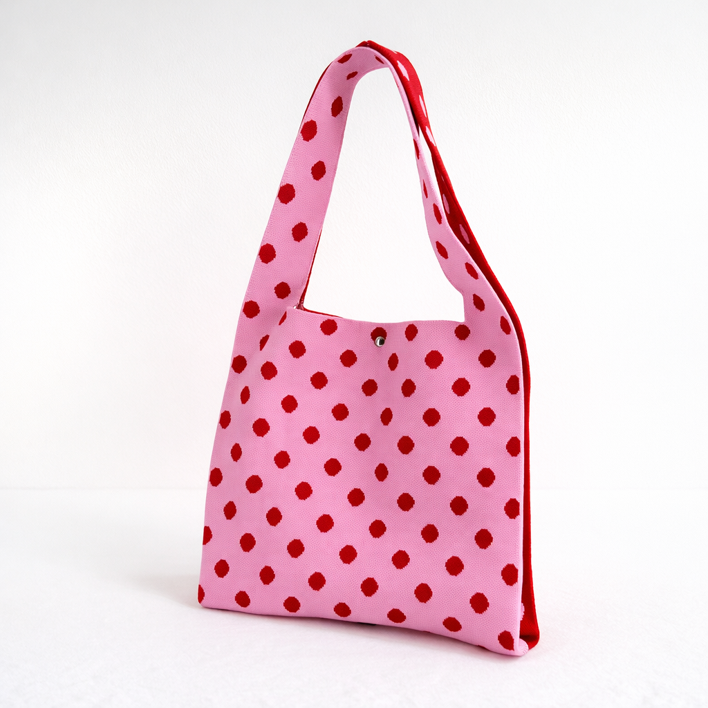 Little Fish CO - The Betty Bag: Terracotta / Neon Pink