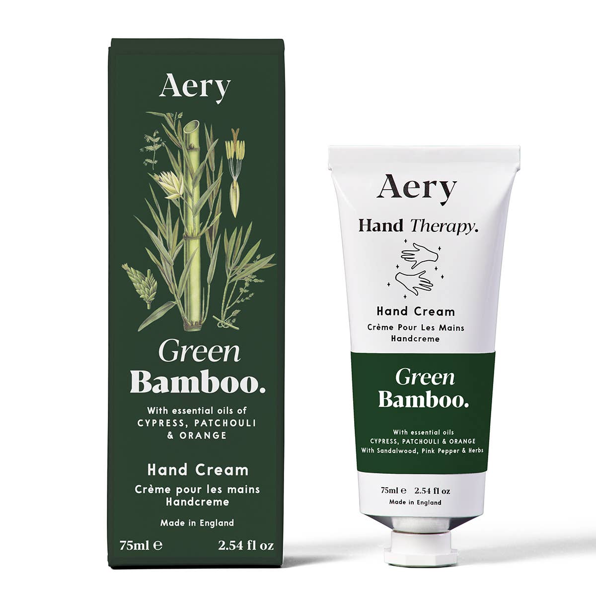 Until Pty Ltd - Aery Living Botanical Green 75ml Hand Cream Green Bamboo