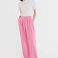 Pleated Palazzo Pants