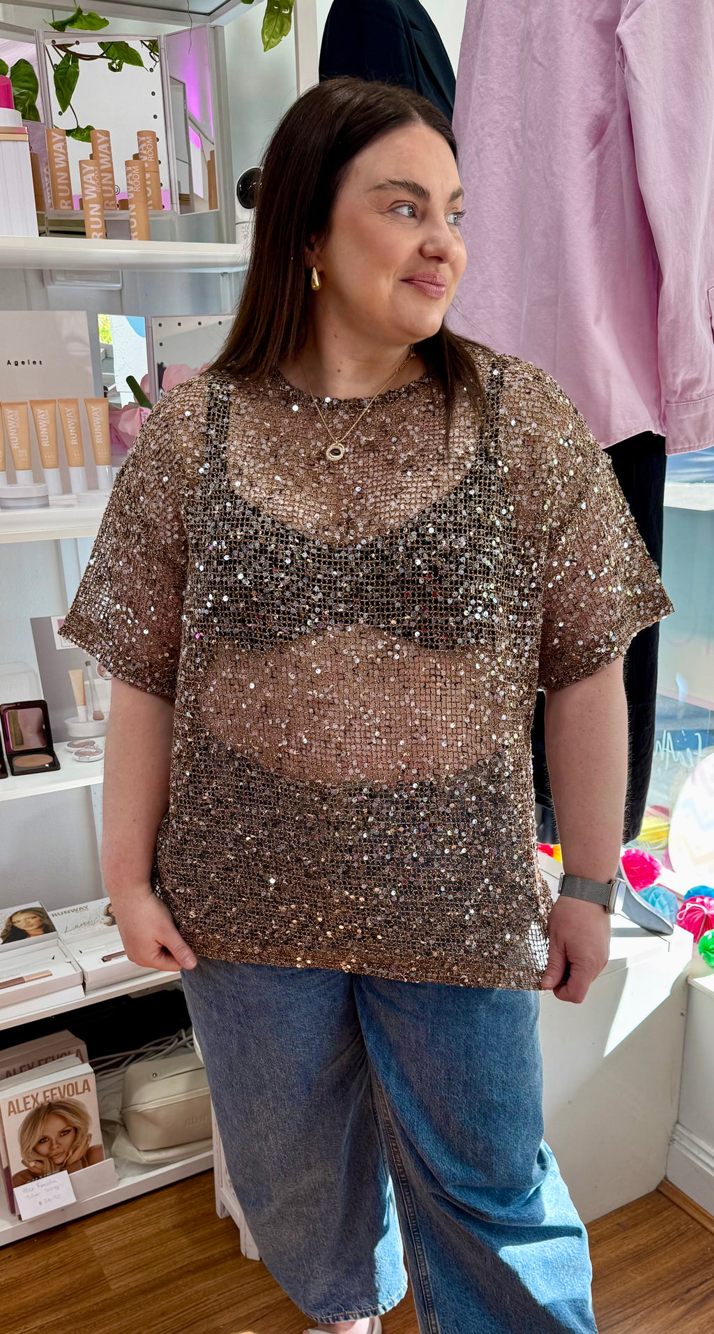 Sequin tee