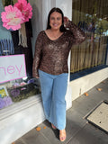 Midnight Glow Sequin Top