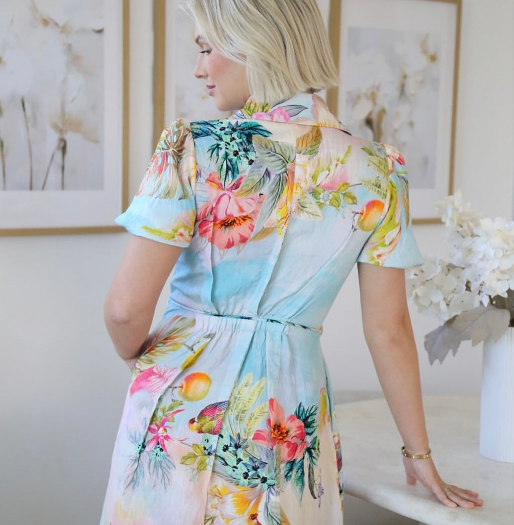 Birds of paradise dress